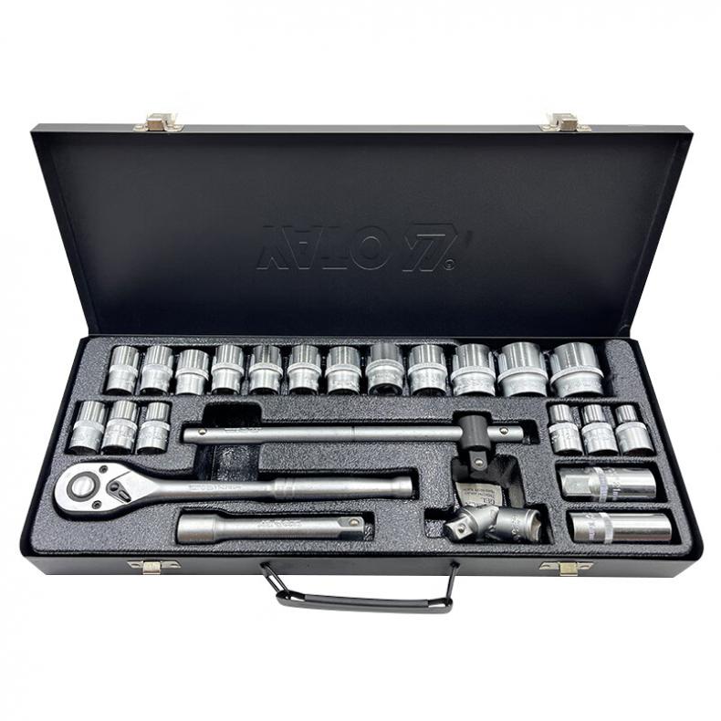 易尔拓（YATO） YT-12661 1/2英寸铁盒套筒扳手组套 24件套 （单位：套）  