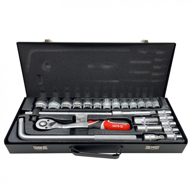 易尔拓（YATO） YT-12671 1/2英寸铁盒套筒扳手组套 25件套 （单位：套）  