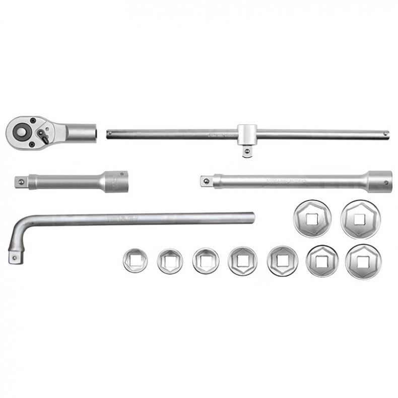 易尔拓（YATO） YT-13630 1英寸套筒扳手组套 14件套 （单位：套）  