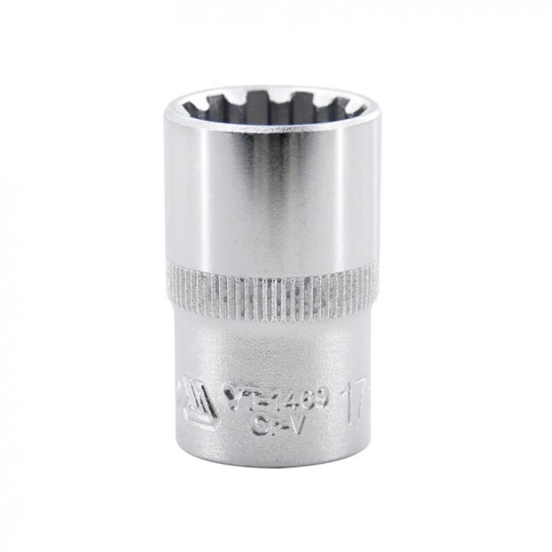 易尔拓（YATO） YT-1469 1/2英寸花键型套筒 17mm （单位：个）  