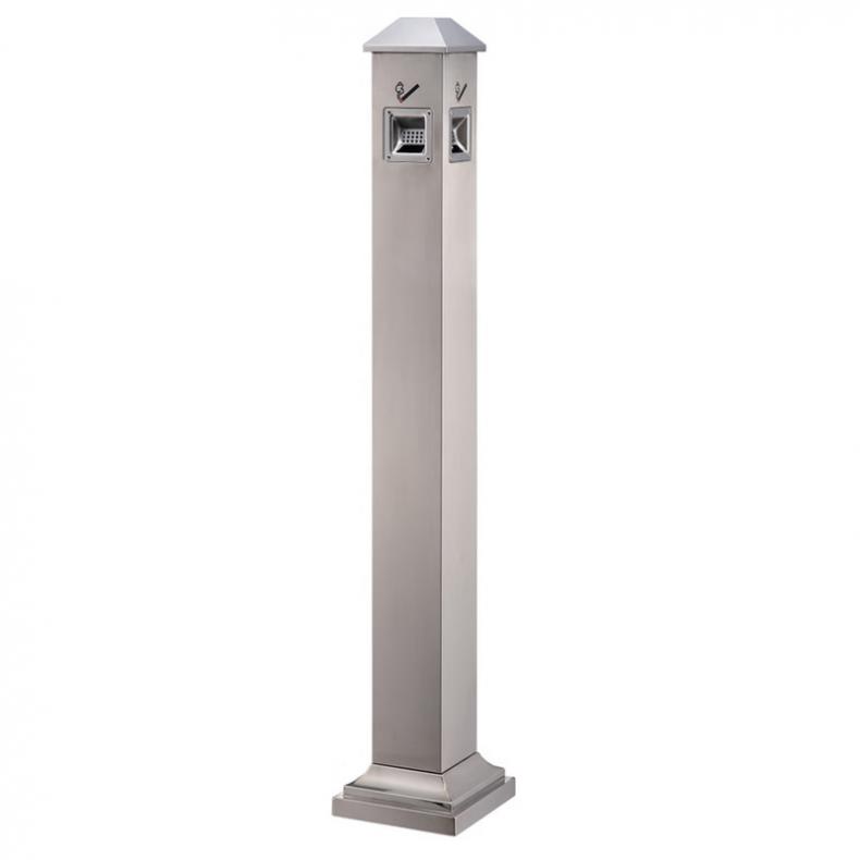 科力邦 KB3232 不锈钢烟灰柱 沙钢斜头  （单位：个）  