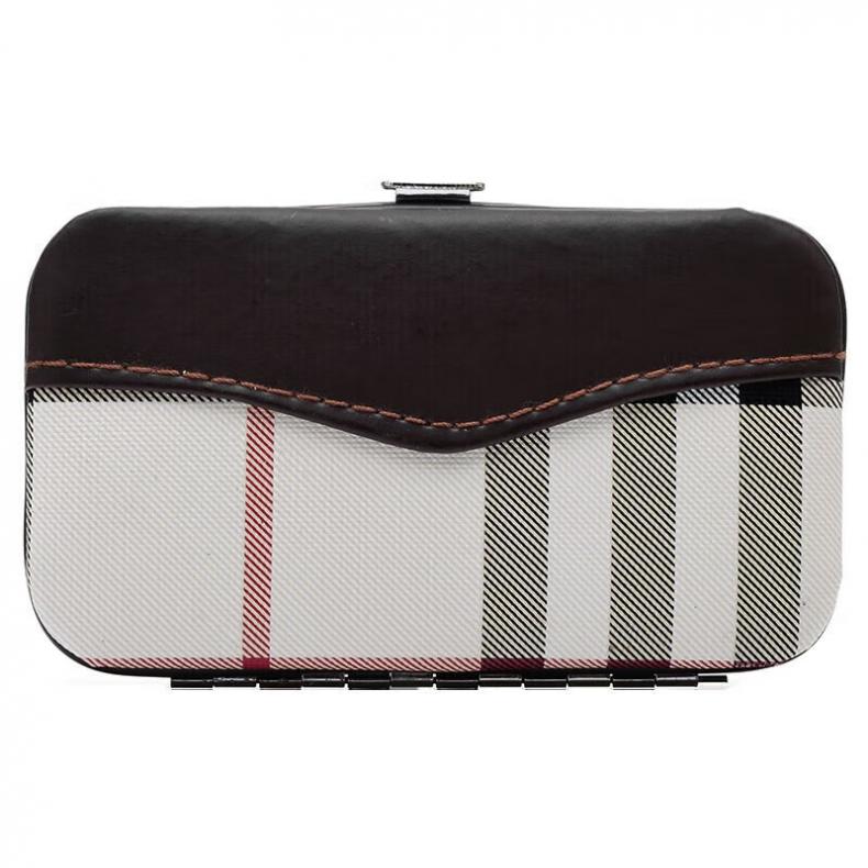 四万公里 SW3402 指甲刀套装 7件套 （单位：套）  白格纹