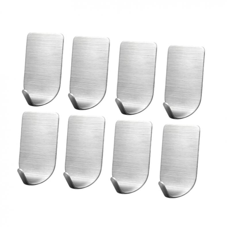 四万公里 CS3014 不锈钢粘钩 8个/组 （单位：组）  银色