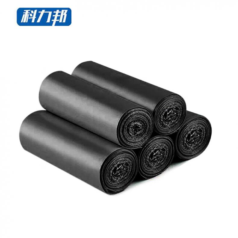 科力邦 KB1002 背心垃圾袋 50*60cm/只 100只/包 （单位：包）  黑色