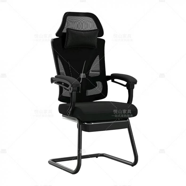 悦山（YUESHAN） YSOC2YDC69WH 办公椅 600*540*1200mm （单位：把） 弓形脚款