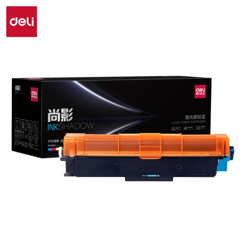 得力（deli） M-TN283GC 硒鼓 不含芯片 1300页 （单位：支） 适用兄弟3160CDW/3190CDW 青色