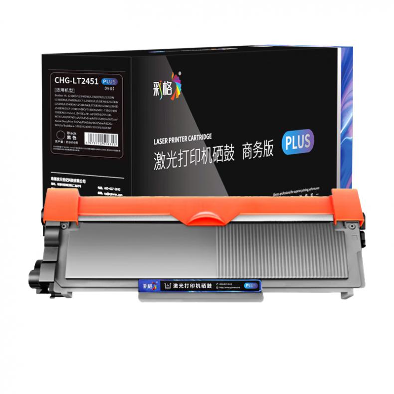 彩格 CHG-LT2451 PLUS版粉盒 2600页 （单位：支） 适用于联想Lenovo LJ2400 Pro/LJ2405/LJ2405D/LJ2455D 黑色