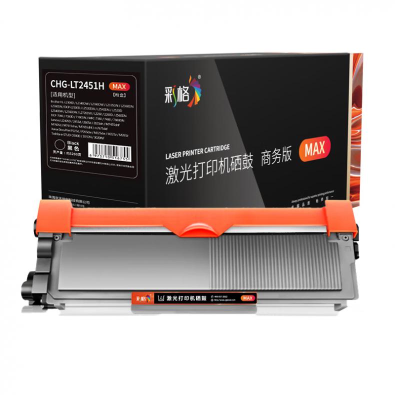 彩格 CHG-LT2451H MAX版粉盒 5200页 （单位：支） 适用于联想Lenovo LJ2400 Pro/LJ2405/LJ2405D/LJ2455D 黑色