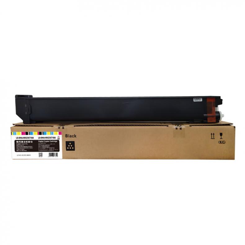 莱盛（laser） LS-SHA-MX23CT-BA 粉仓 有芯片 20000页 （单位：支） 适用于SHARP MX-2638NC/MX-2018UC/MX-2318UC/2338NC/MX-3128UC 黑色
