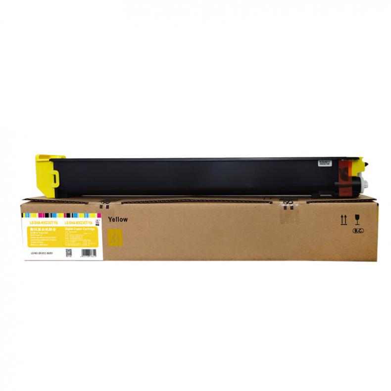 莱盛（laser） LS-SHA-MX23CT-YA 粉仓 有芯片 14000页 （单位：支） 适用于SHARP MX-2638NC/MX-2018UC/MX-2318UC/2338NC/MX-3128UC 黄色