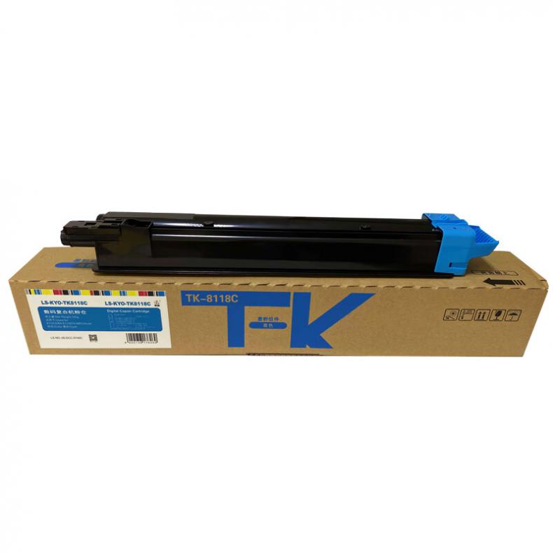 莱盛（laser） LS-KYO-TK8118-C 粉仓 有芯片 6000页 （单位：支） 适用于KYOCERA ECOSYS M8124cidn 青色