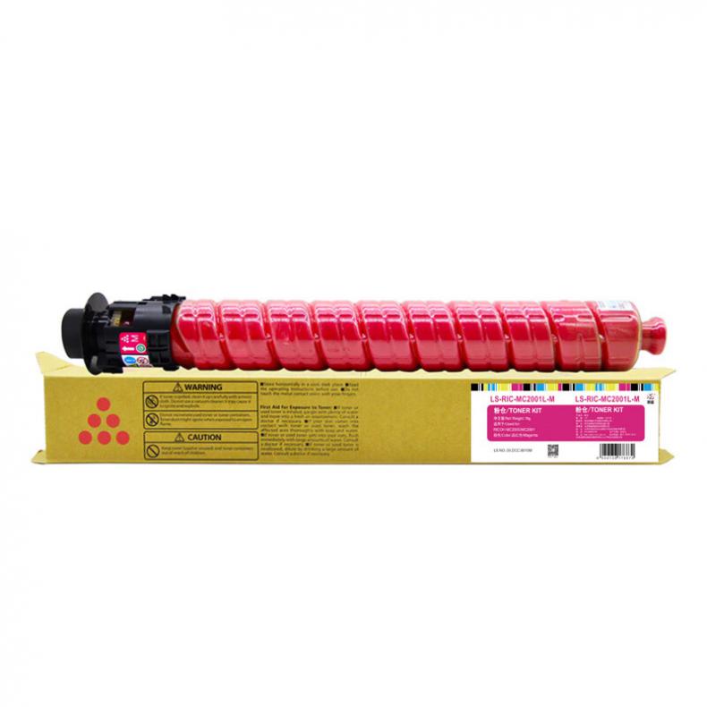 莱盛（laser） LS-RIC-MC2001L-M 粉仓低容 有芯片 2500页 （单位：支） 适用于RICOH MC2000/MC2001 品红色