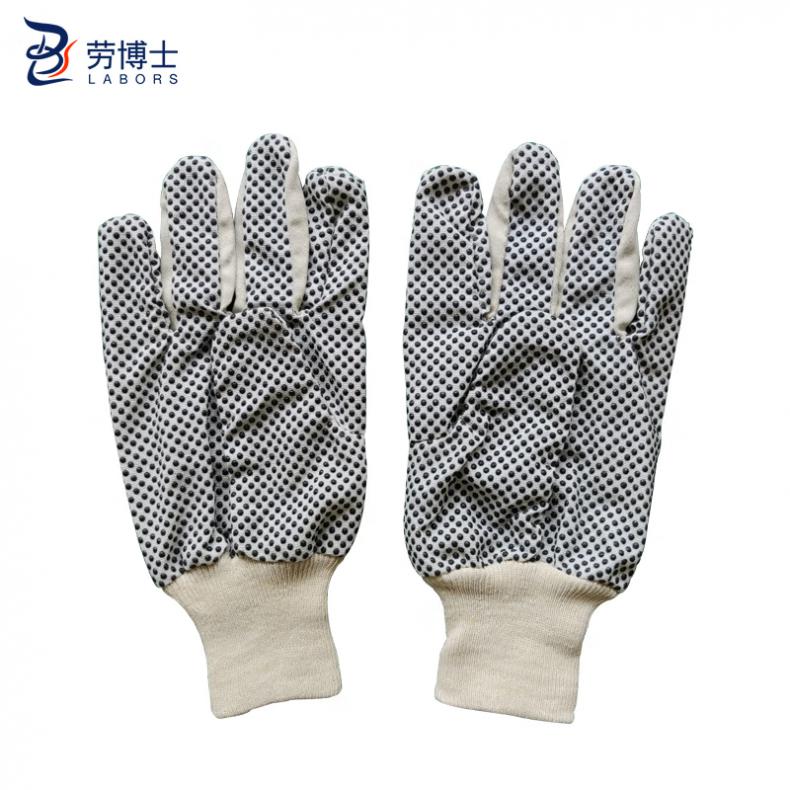 劳博士（LABORS) LBS-642 点珠帆布手套 5双/组 （单位：组）  