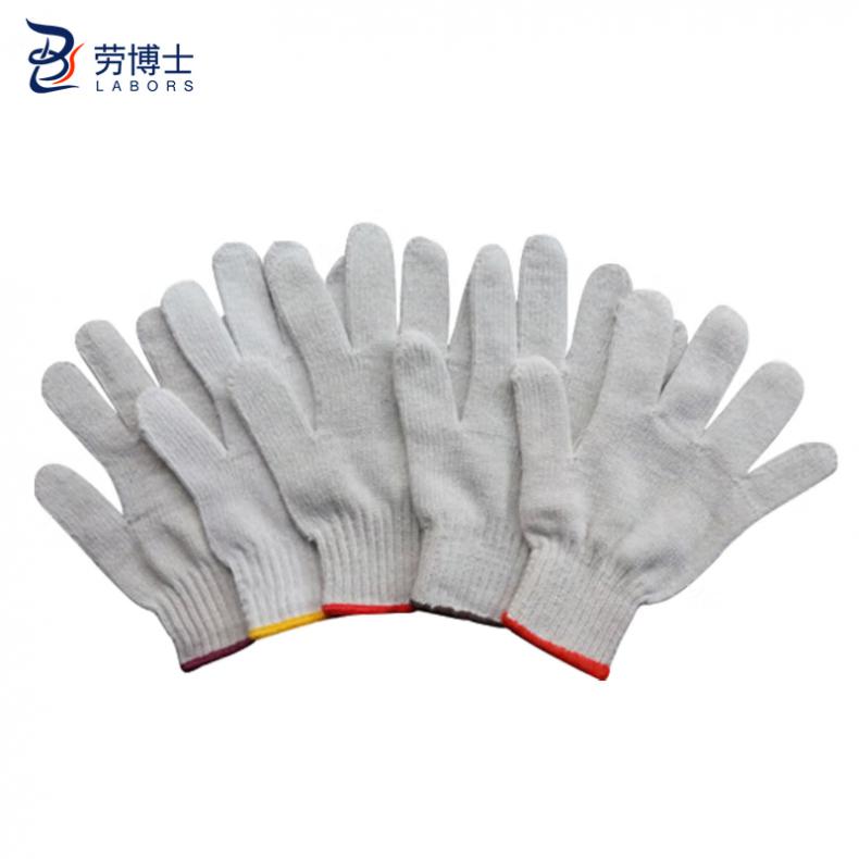 劳博士（LABORS) TZ-ST600 劳保纱线手套 4双/组 （单位：组）  1号红边