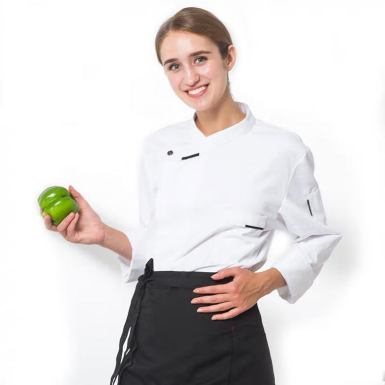 劳博士（LABORS) LBS-033 厨师工作服上衣 XXXL （单位：件）  白色