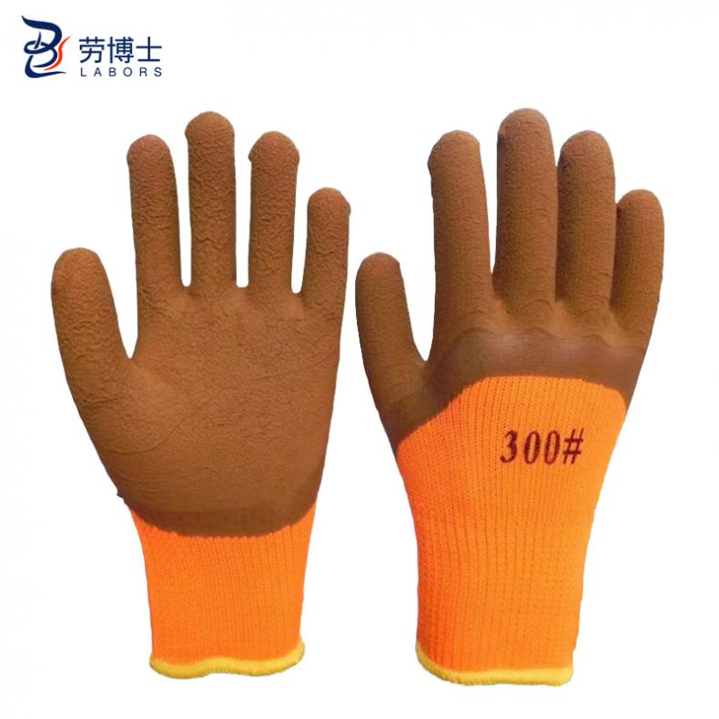 劳博士（LABORS) LBS711 浸胶毛圈加绒劳保手套 300# 10双/组 （单位：组）  