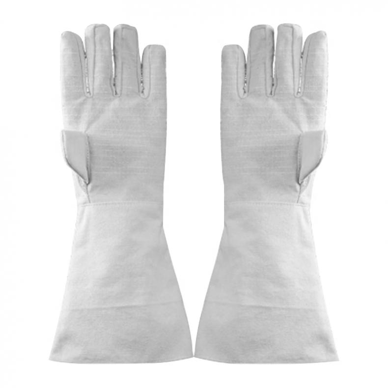 劳博士（LABORS) LBS-653 加长双层全帆布劳保手套 HD 4*4加厚 XXXL （单位：双）  白色