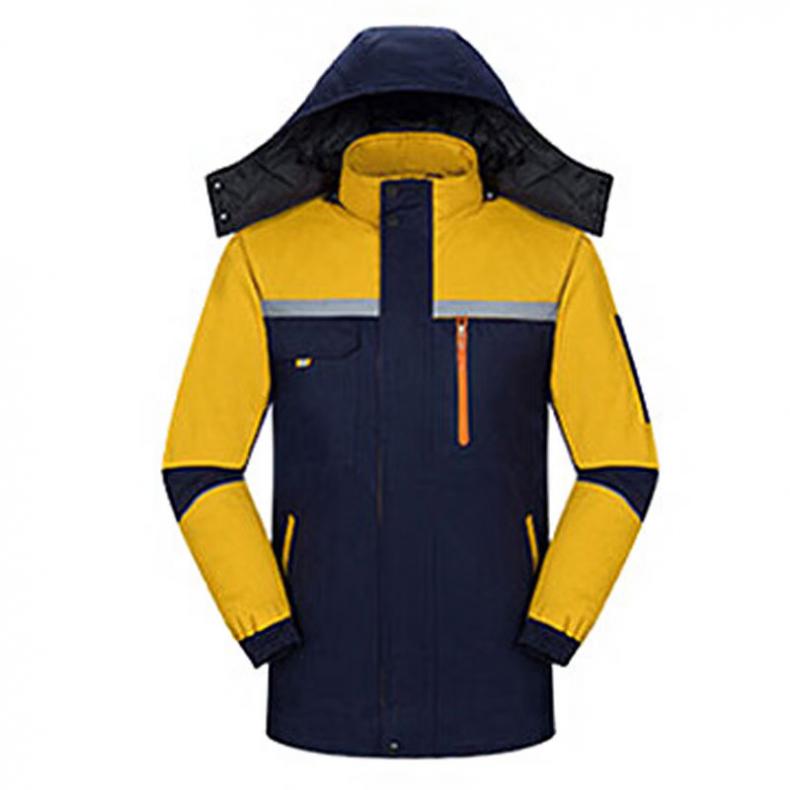 劳博士（LABORS) LBS-062 汽修反光工程服外套 175码 （单位：件）  藏蓝+黄