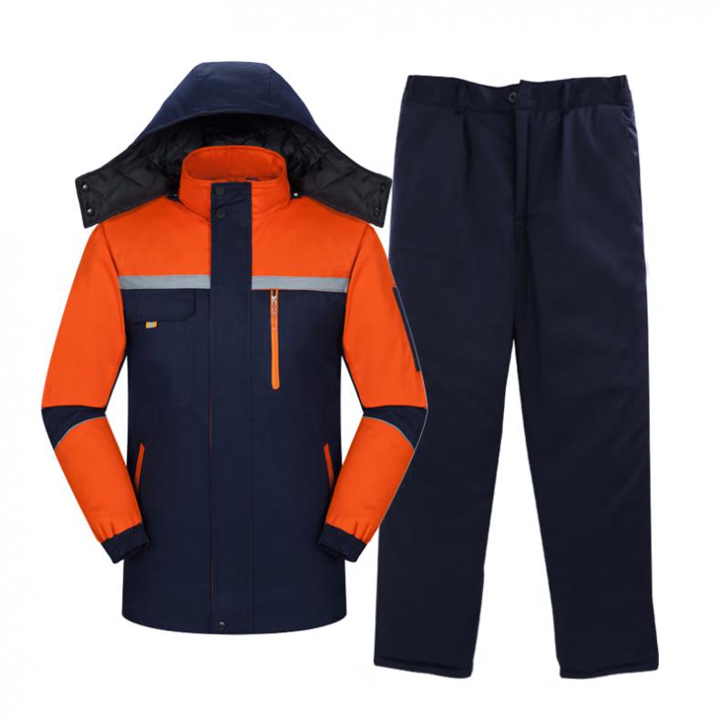 劳博士（LABORS) LBS-062-1 汽修反光工程服套装 190码 （单位：套）  藏蓝+桔