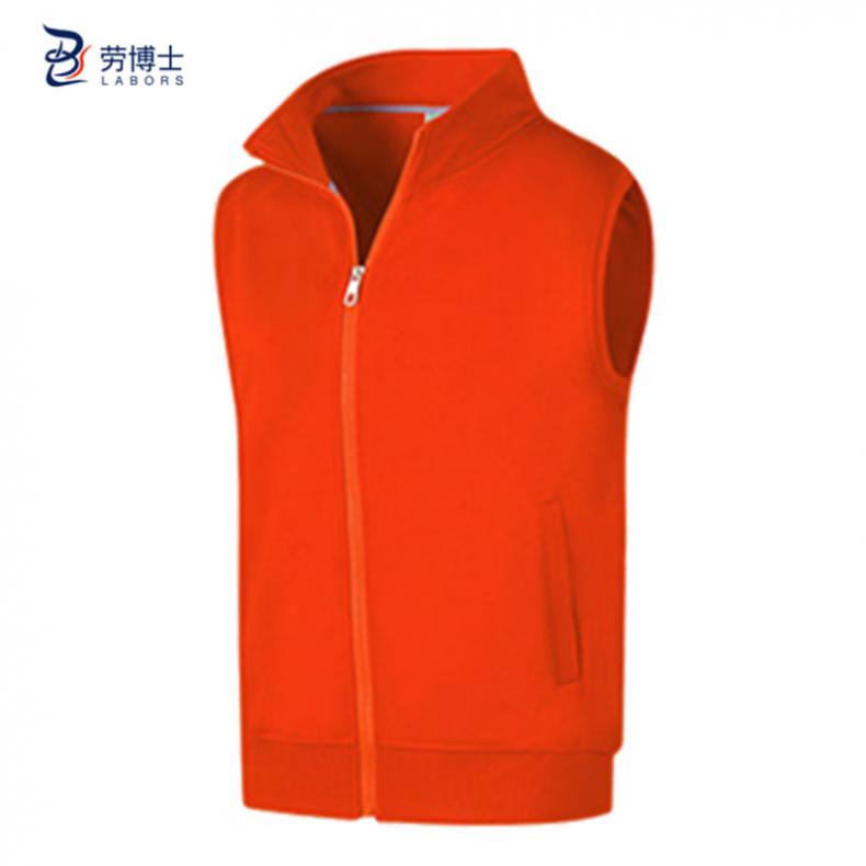 劳博士（LABORS) LBS710 加绒保暖马甲 M （单位：件）  桔色