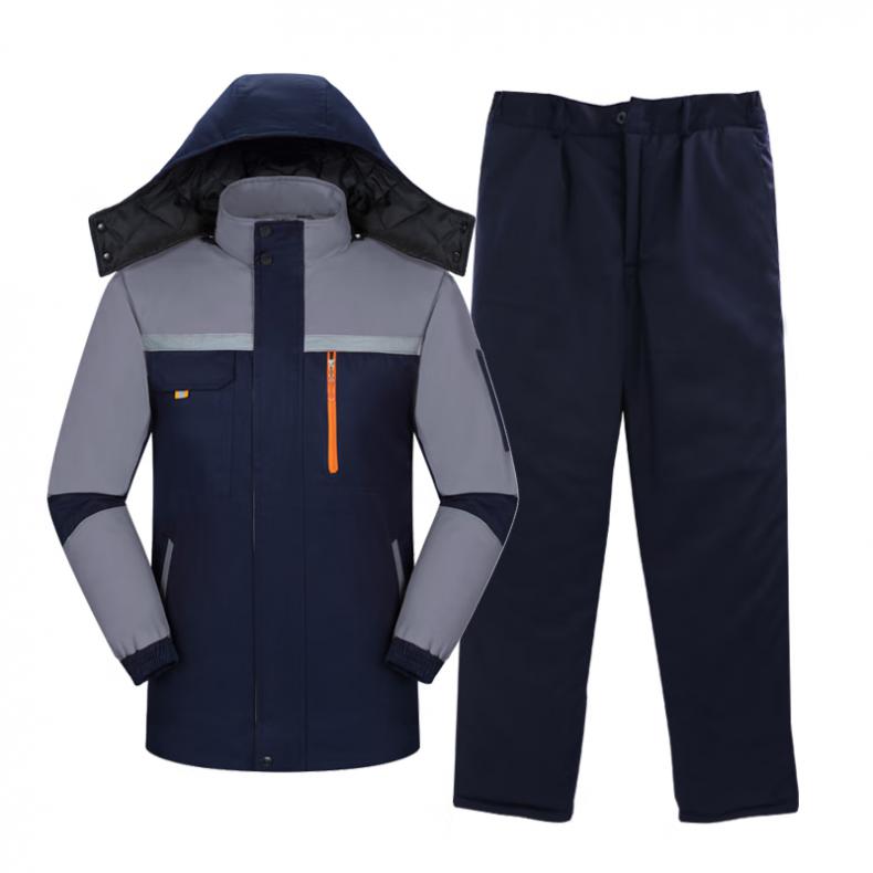 劳博士（LABORS) LBS-062-1 汽修反光工程服套装 190码 （单位：套）  藏蓝+灰