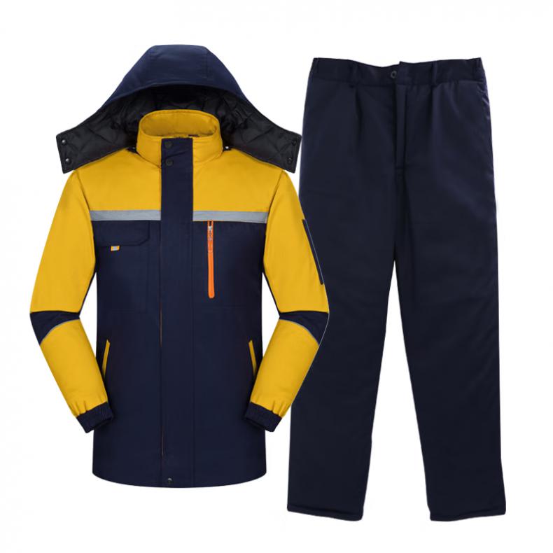 劳博士（LABORS) LBS-062-1 汽修反光工程服套装 165码 （单位：套）  藏蓝+黄