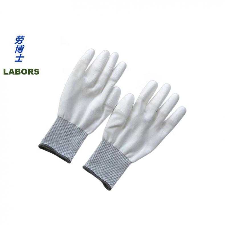 劳博士（LABORS) TZ013 PU涂指手套 L 10双/组 （单位：组）  灰色