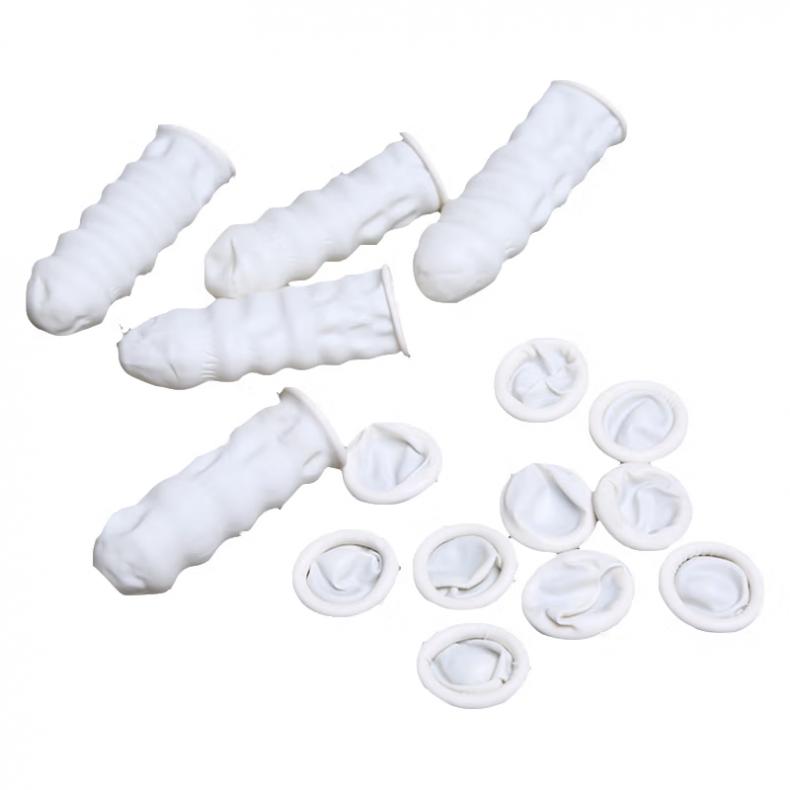 劳博士（LABORS) LBS-646 乳胶手指套 500g （单位：包）  白色