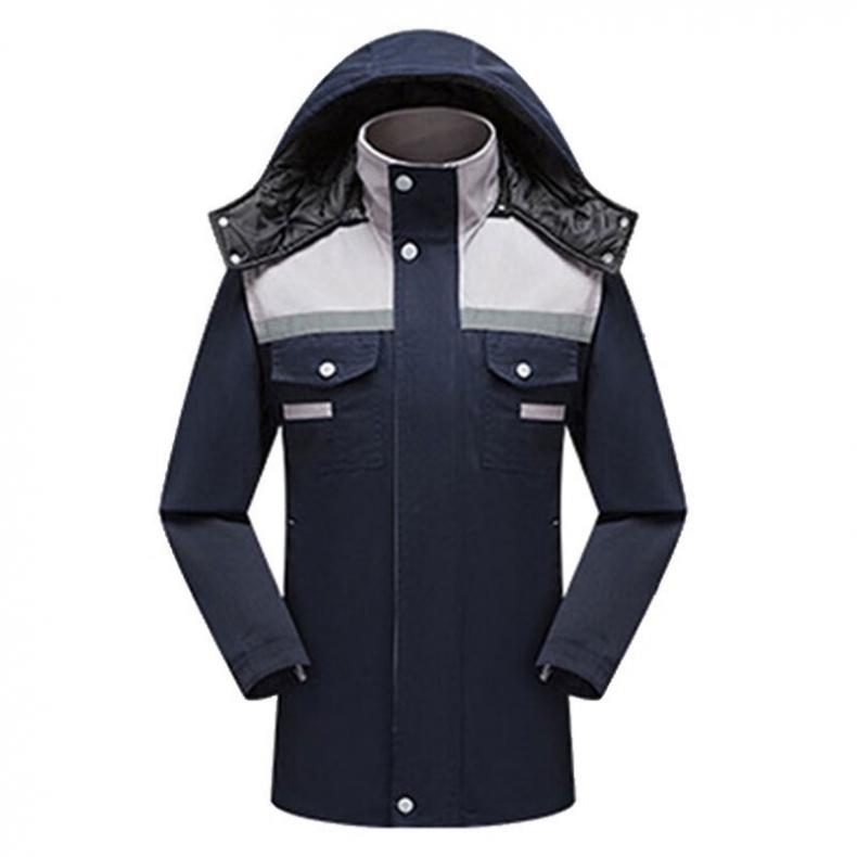 劳博士（LABORS) LBS832 加厚劳保服棉衣工装 上衣 185/3XL （单位：件）  灰肩