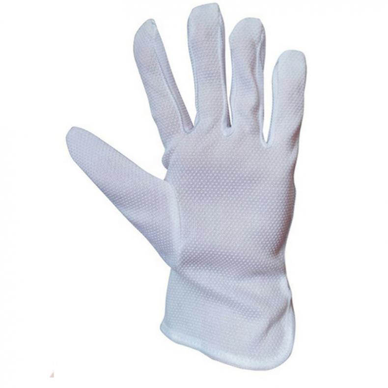 劳博士（LABORS) TZ-013 防静电条纹点塑手套 M 10双/组 （单位：组）  