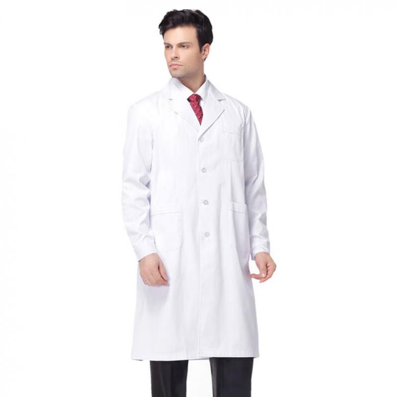 劳博士（LABORS) LBS-112 精装白大褂 纽扣袖 男款 M （单位：件）  