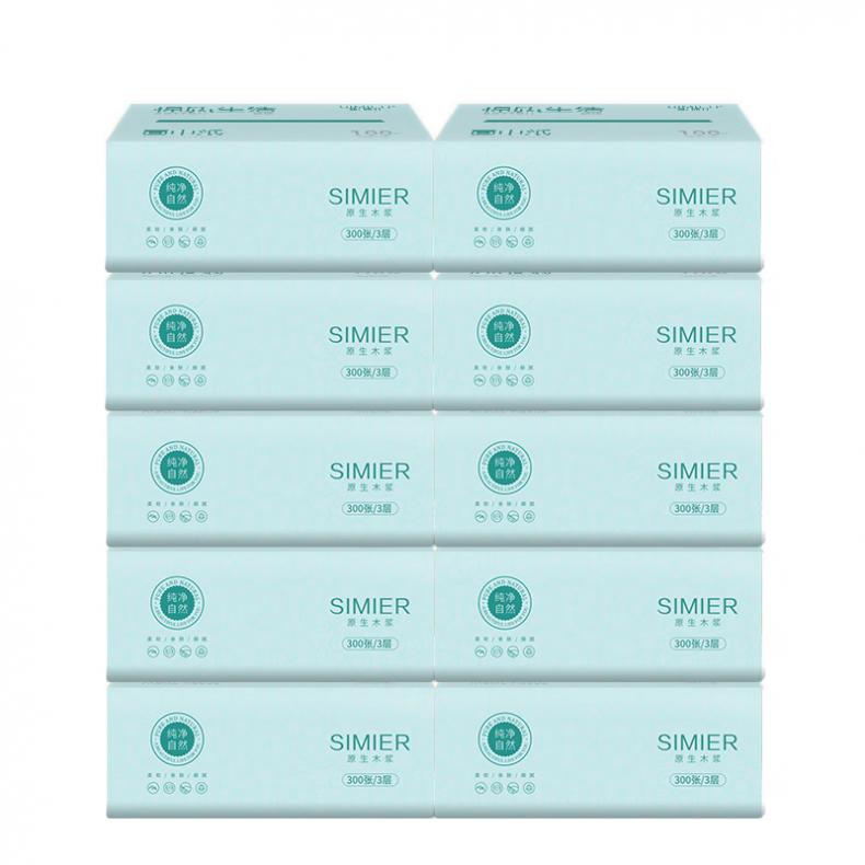  SMR-05CJ 棉质生活软抽纸 3层100抽 10包/提 （单位：提）  