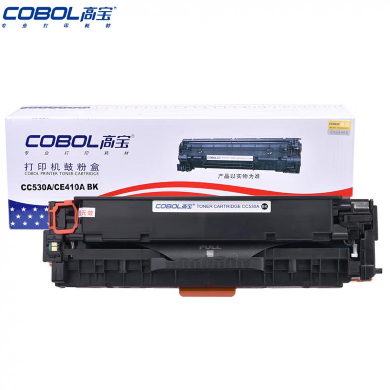 高宝（COBOL） CC530A/CE410A BK 一体式硒鼓 带芯片 3500页 （单位：支） 适用惠普CP2025/CP2025n/CP2025dn/CP2025x新老包装交替发货 黑色