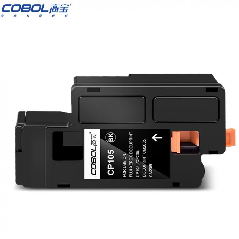 高宝（COBOL） CP105 BK 墨粉盒 带芯片 2000页 （单位：支） 适用CP105b/CP205f/CM205b/CM205f/CM215b/CM215f新老包装交替发货 黑色