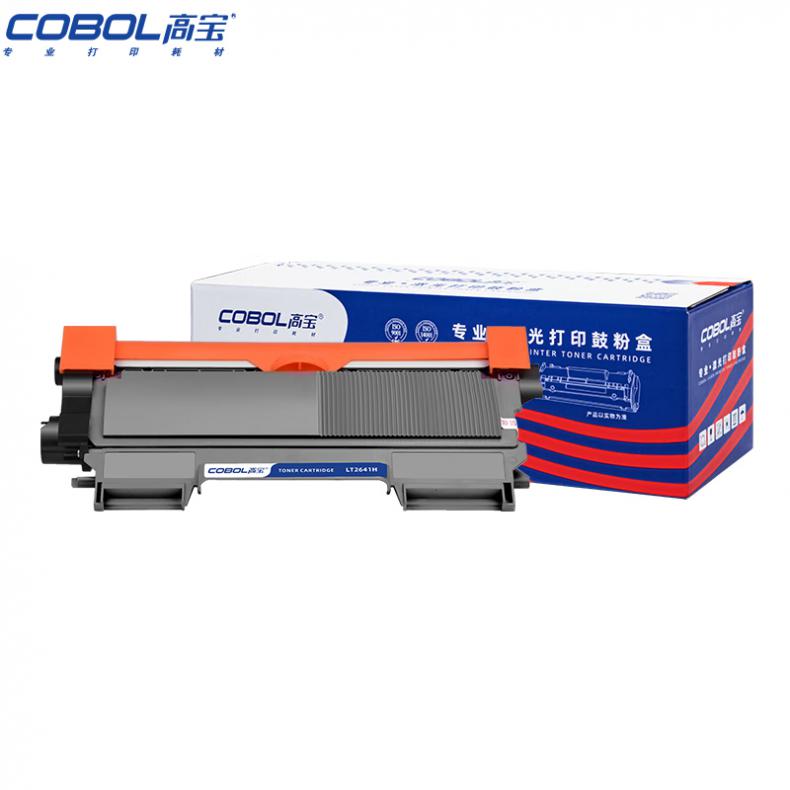 高宝（COBOL） LT2641H 墨粉盒 不带芯片 2600页 （单位：支） 适用联想 LJ2600D/2650DN/M7600D/M7650DF/M7650DNF新老包装交替发货 黑色