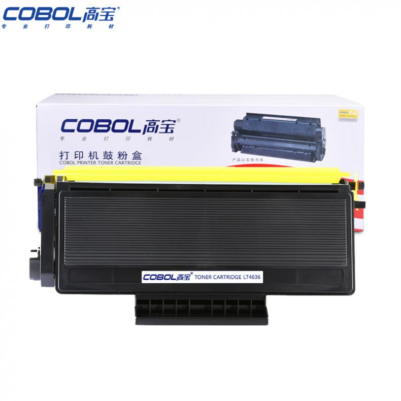 高宝（COBOL） LT4636 墨粉盒 不带芯片 3000页 （单位：支） 适用于联想 LJ3500/LJ3550DN/M7550N/M7750DN新老包装交替发货 黑色