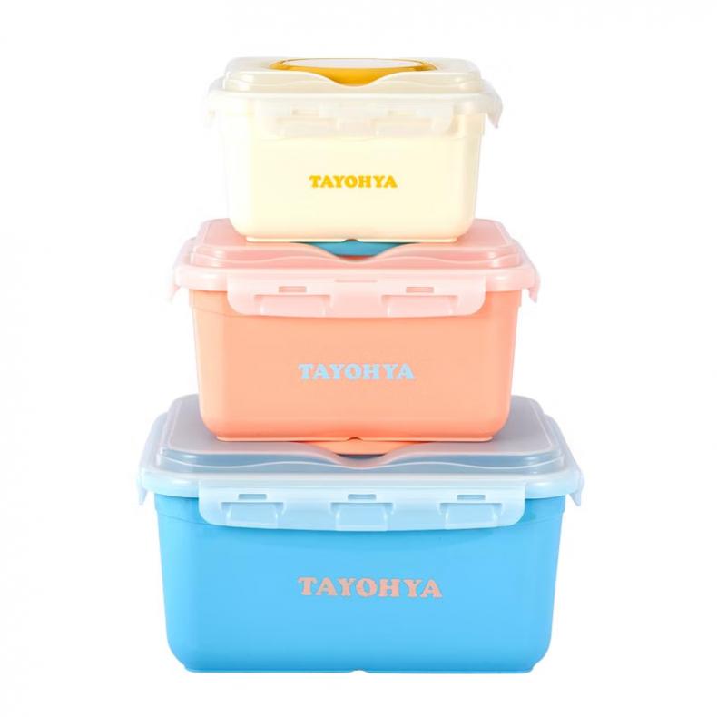 多样屋 TA11-0025BP 缤纷便捷收纳箱 三件套 （单位：套）  