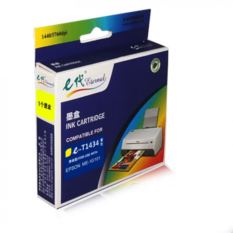 e代经典 e-T1434 墨盒 750页 （单位：盒） 适用爱普生EPSON WF-7511 黄色