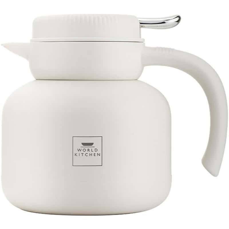 康宁（WORLD KITCHEN） WK-SH1LJ12C-JY/KZ 温显焖茶壶 1000ml （单位：个） 米白色
