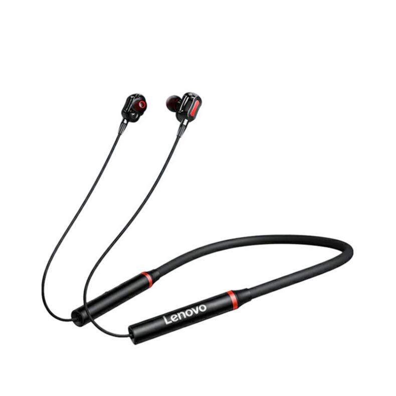联想（Lenovo） HE05 Pro 无线蓝牙运动耳机颈挂式 IPX5 （单位：副）  黑色
