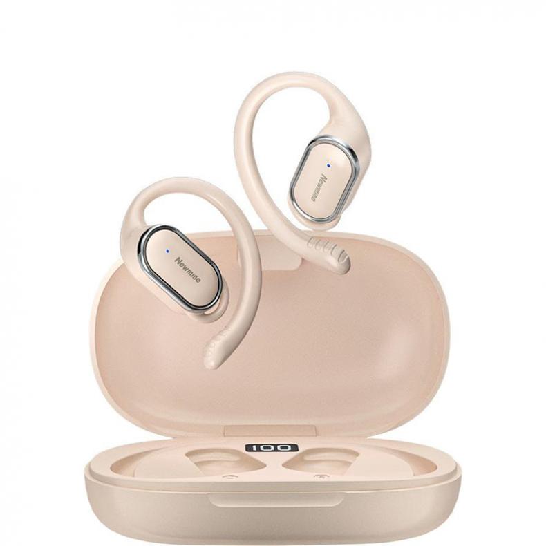 纽曼（Newsmy） LY12 挂耳式蓝牙耳机 蓝牙5.4 （单位：副）  暖日白