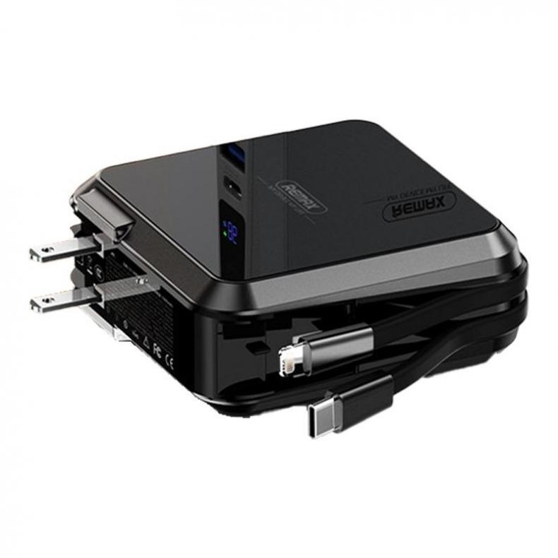 睿量 RPP-276 自带线插头移动电源 22.5W 15000mAh （单位：个）  颜色随机