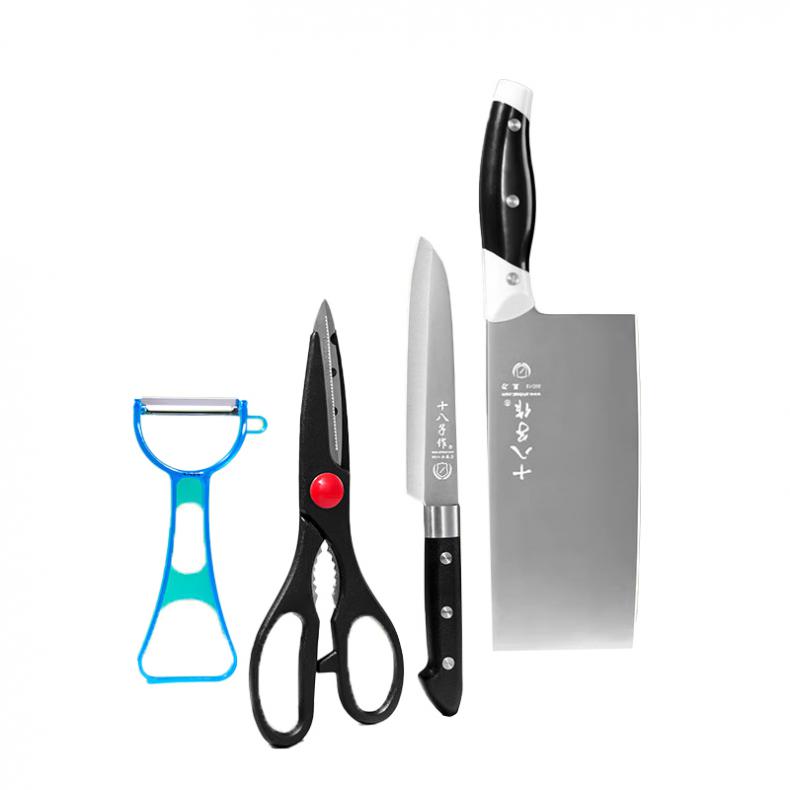 十八子作 SC-043 锋悦刀具组合 四件 （单位：套） 剪刀+削皮刀+水果刀+菜刀 