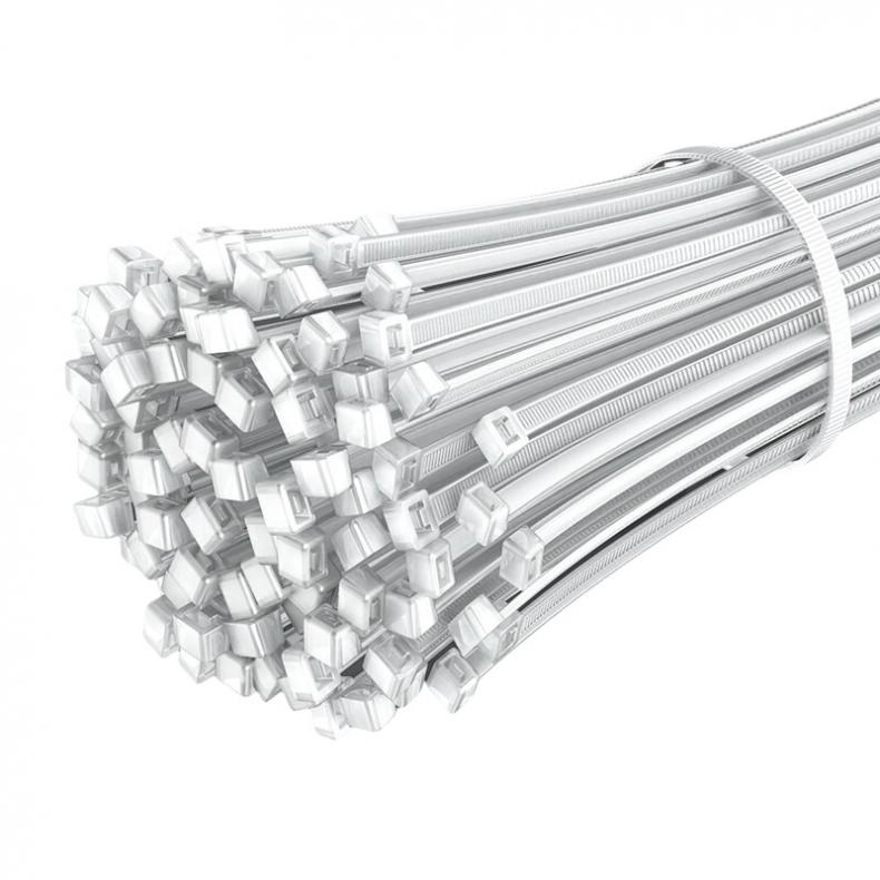 海乐 ZD-30-100 自锁式尼龙扎带 4.6*300mm 100根/包 （单位：包）  白色