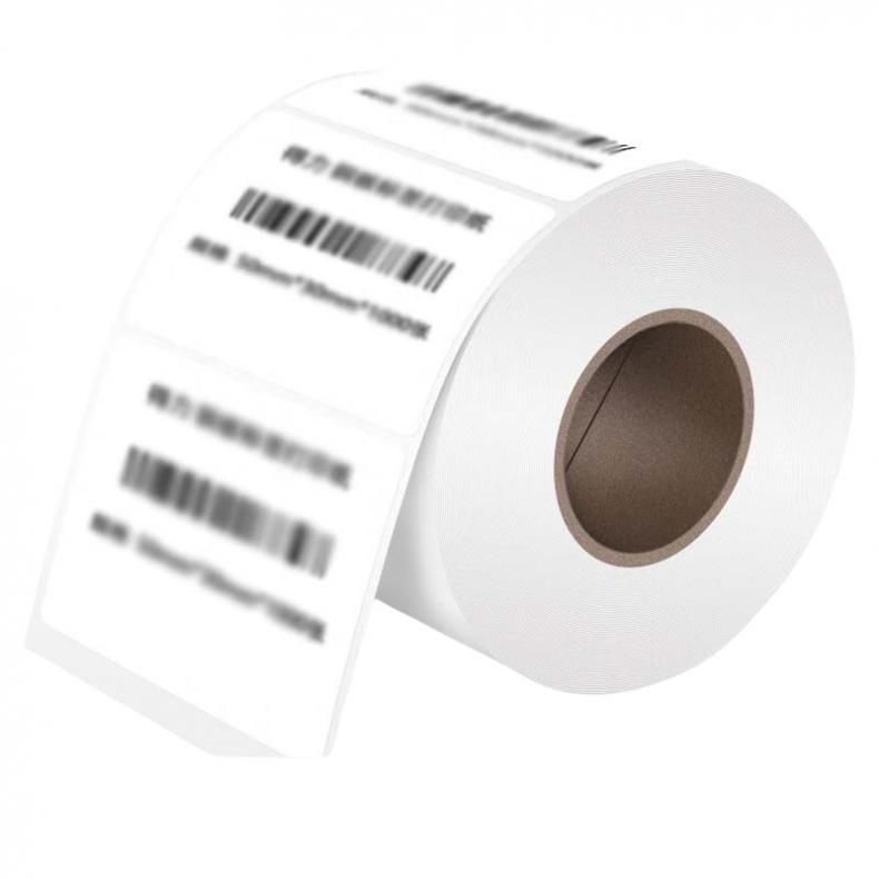 得力（deli） 11917 铜版标签纸 50*30mm 1000枚/卷 （单位：卷）  白色