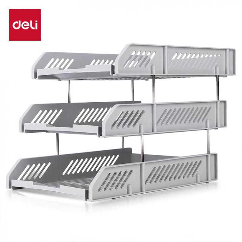 得力（deli） 9209 文件座 260*260*338mm （单位：只）  颜色随机