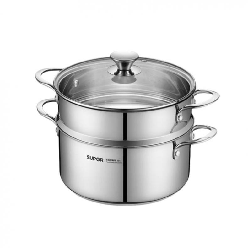 苏泊尔（SUPOR） EZ24SAS02 蒸滋味蒸煮多用锅 24cm （单位：个）  