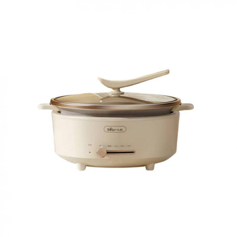 小熊（Bear） DHG-P50F1 多功能电火锅 5L （单位：台） 随机发货 米白色