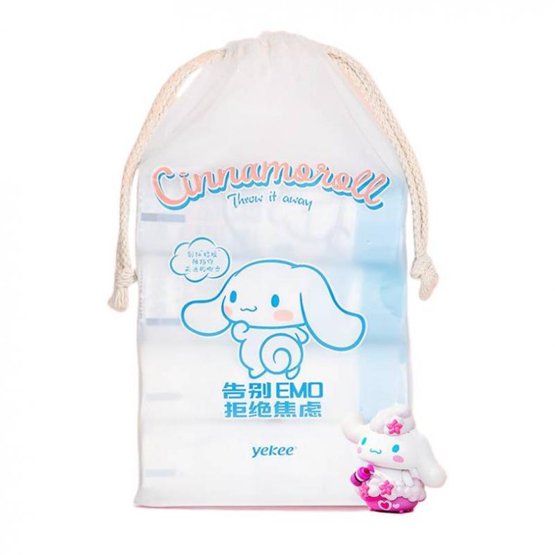 宜洁（yekee） K-8157 抽绳垃圾袋 加厚 45*50cm 25只/卷 4卷/包 （单位：包）  