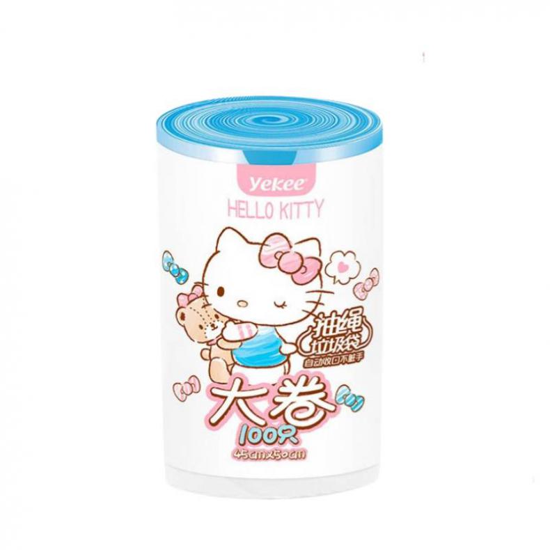 宜洁（yekee） KT-8172 抽绳垃圾袋 大卷 45*50cm 100只/卷 （单位：卷）  